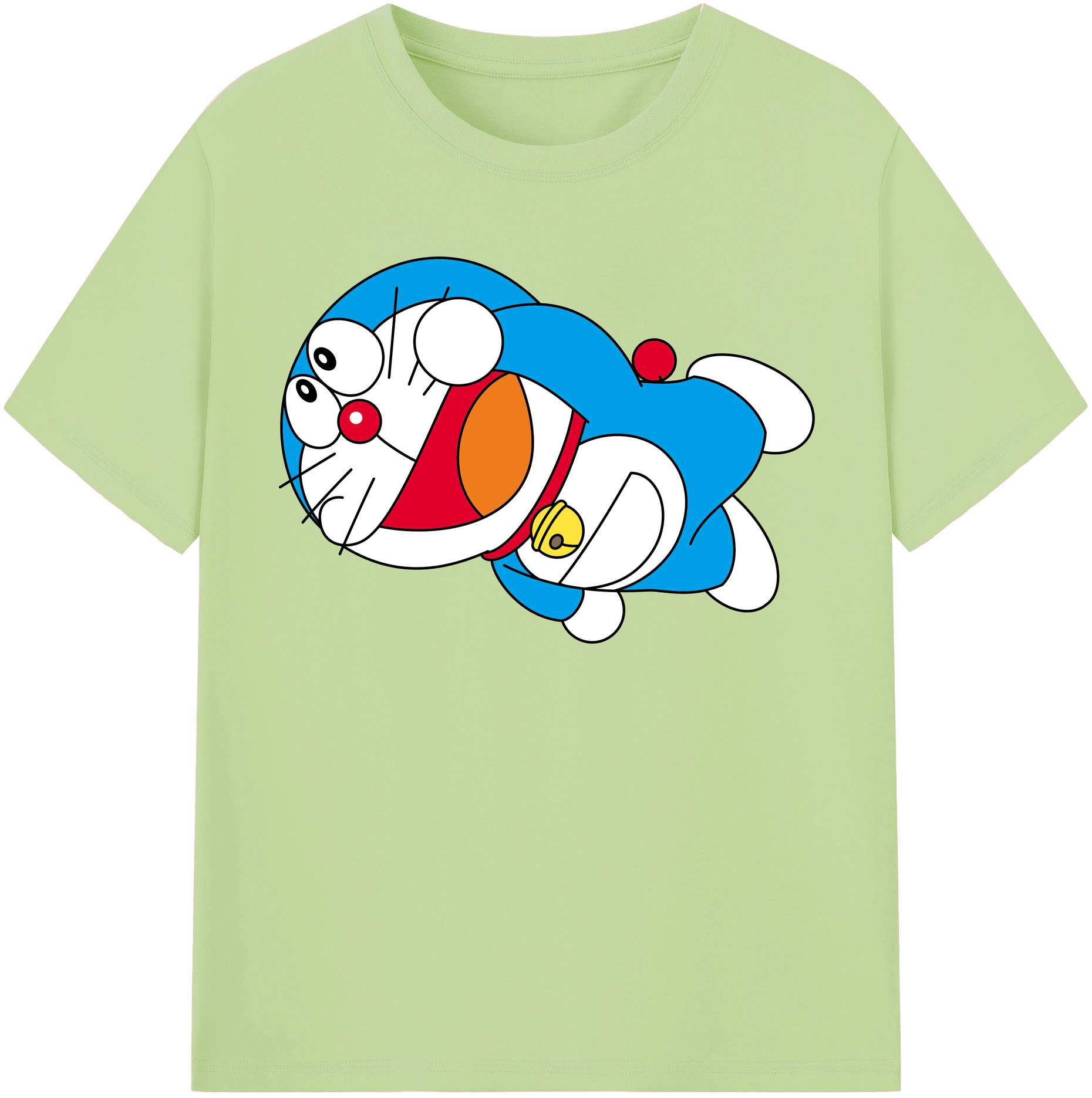 （画像用） ドラえもん Doraemon 綿100％半袖Tシャツ（フロントプリント）